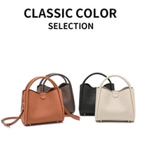 Women's Natural Cow Real Leather Shoulder Bag Ladies Retro Fashion Luxury Crossbody Bag Female Cowhide Commuter Handbag for Lady