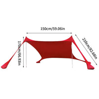 Camping Beach Canopy Tent 1-3 Person UV Sunshade Shelter