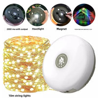 Multi-Functional Outdoor Camping Lamp with Light String