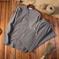 Men’s Cotton Suit Set