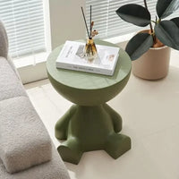 Modern Cartoon Edge Coffee Side Table with Storage