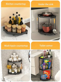 3-Tier Kitchen Seasoning Shelf Spice Countertop Rack