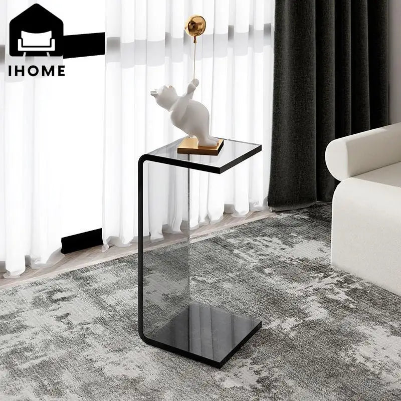 Acrylic Side Table – Modern Transparent Tea Table