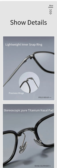 Titanium Eyeglass Frames – Ultra-Light Retro