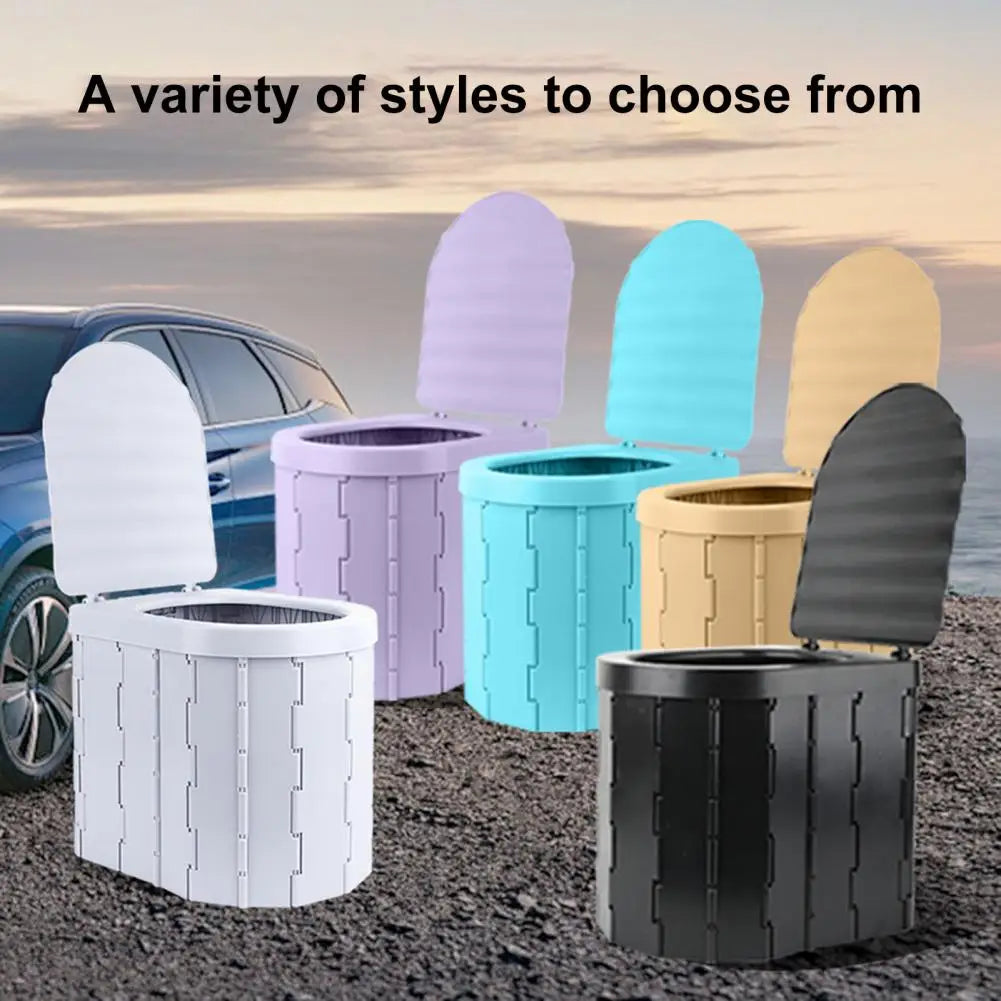 Portable Folding Camping Toilet – Wide Seat & High Load