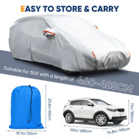 Universal Black Car Cover Dust & Sun Protection