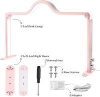 48W Half Moon LED Nail Lamp – Foldable Beauty Desk Light