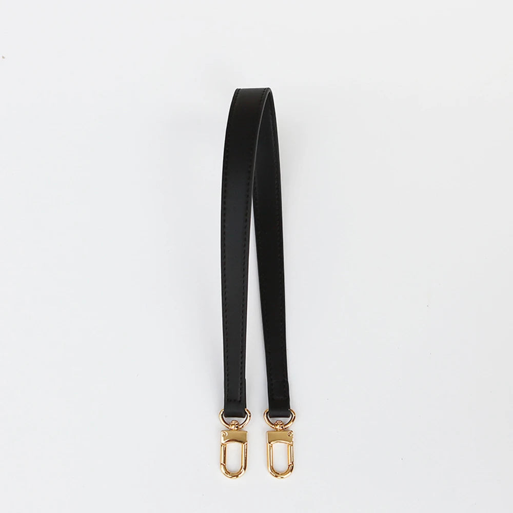 56cm Leather Bag Strap with Golden Buckle – Replacement Belt