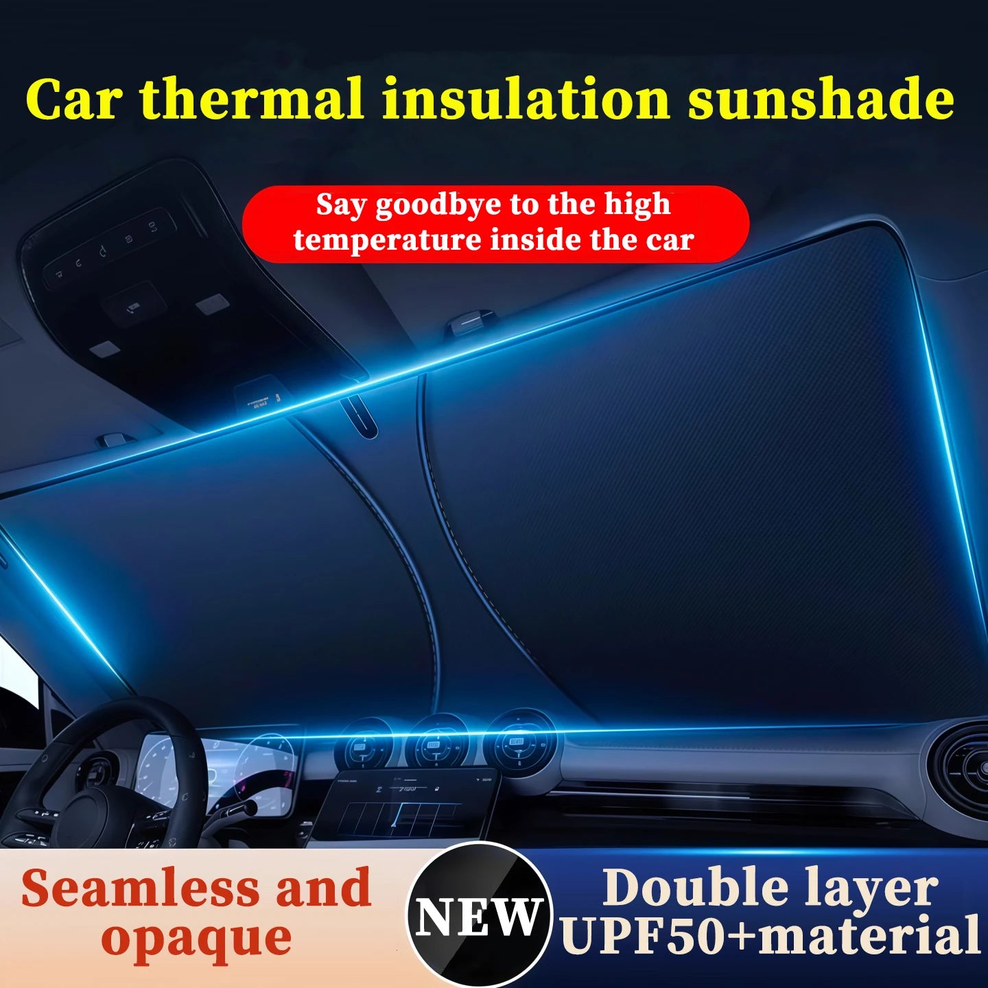 Car Windshield Sunshade Heat Insulation Front Panel