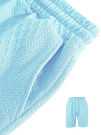 Men’s Summer Jacquard Polo Shirt – Casual Short Sleeve