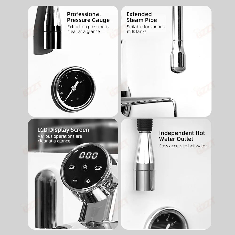 GZZT CM6005 Commercial Espresso Machine 3100W 220V