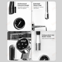 GZZT CM6005 Commercial Espresso Machine 3100W 220V