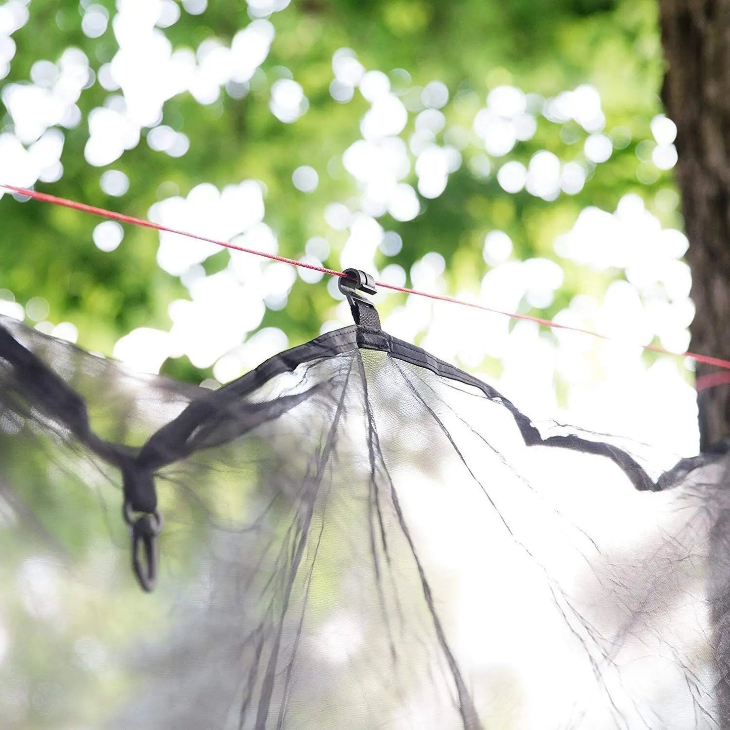 Outdoor Hammock Mosquito Net Silky Tent for 2-Person Bed