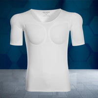 Men’s Fake Muscle Shaper Shirt Cosplay & Fitness Undershirt