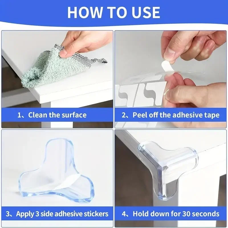 Baby Safety Table Corner Protectors T-Shape Cushions
