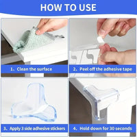 Baby Safety Table Corner Protectors T-Shape Cushions