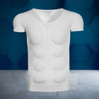 Men’s Fake Muscle Shaper Shirt Cosplay & Fitness Undershirt