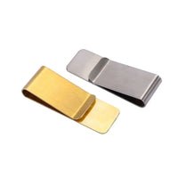 Stainless Steel Slim Pocket Credit Card & Money Clip