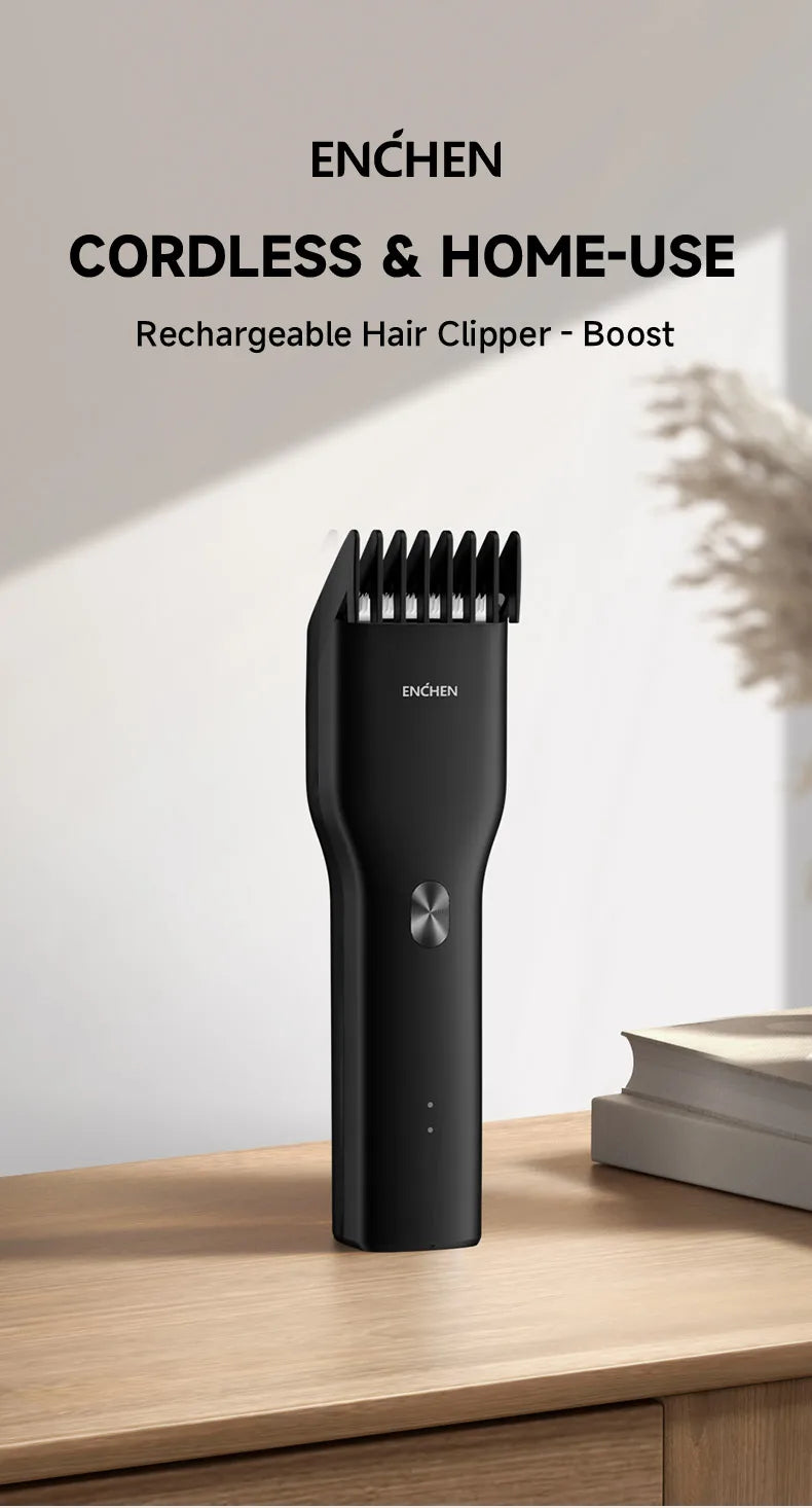 Boost-B Cordless Hair Trimmer – USB Rechargeable Clipper