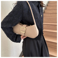 Women’s PU Leather Shoulder Bag – Vintage Soft Armpit Purse