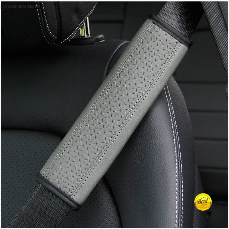 PU Leather Seat Belt Cover Car Safety Shoulder Pad