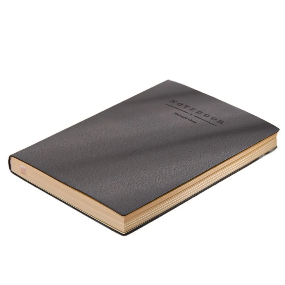 School Supplies PU Cover Soft Leather Notebook Diary Book Writing Pads a4 a5 Office Notebook Journals Stationery Notebook School