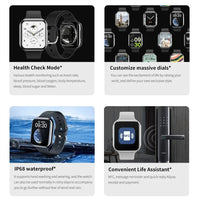 Smart Watch 9 Mini – NFC, Heart Rate, Waterproof, Android/iOS
