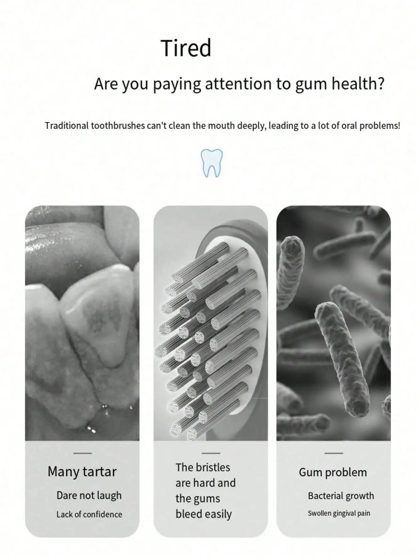 Rechargeable Electric Toothbrush Set