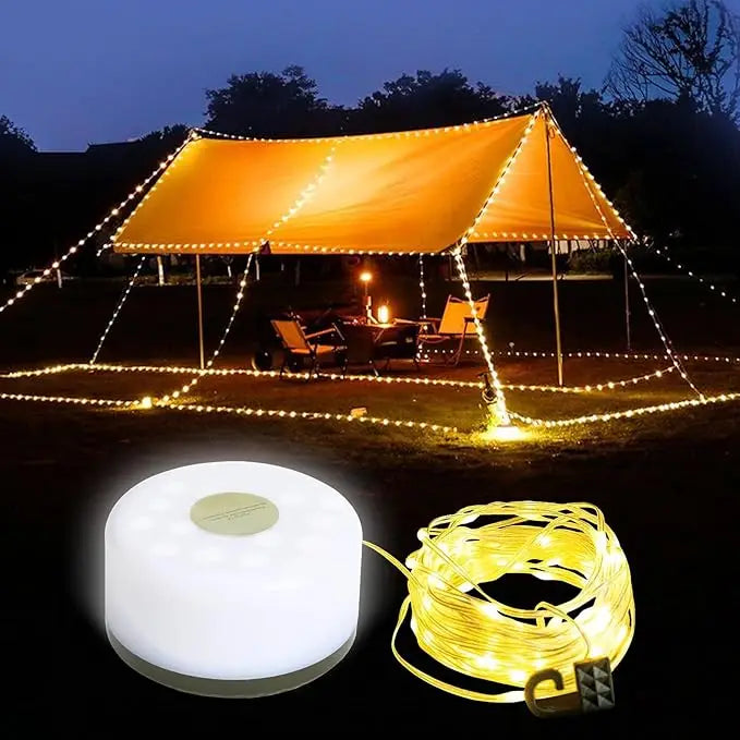Camping Light String Waterproof USB Rechargeable LED Lights