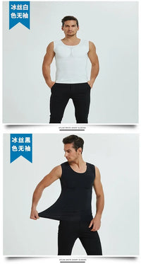 Men’s Fake Muscle Shaper Shirt Cosplay & Fitness Undershirt