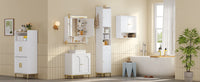 Hzuaneri Bathroom Mirror Cabinet with LED Lighting