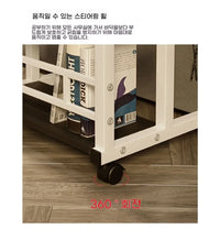 Simple Double-Layer Small Office Desk Floor Standing Simplicity Bedside Desk Adjustable Height Side Mobile Laptop Computer Table