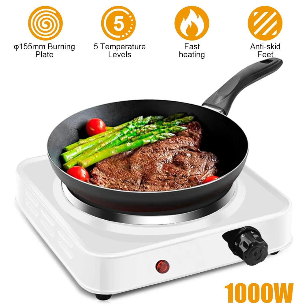 Hot Plate Electric Stove 1000/2000W with UK Plug