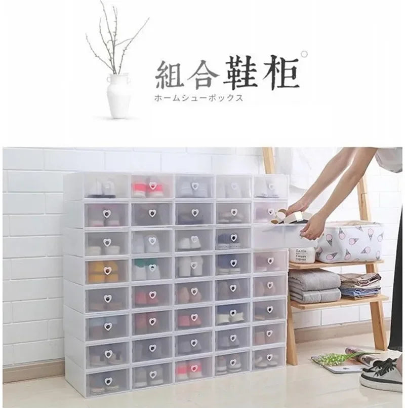 Transparent Drawer Shoe Storage Box – Ladies & Kids