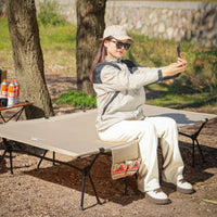 Ultralight Folding Camping Cot Bed – Aluminum Alloy