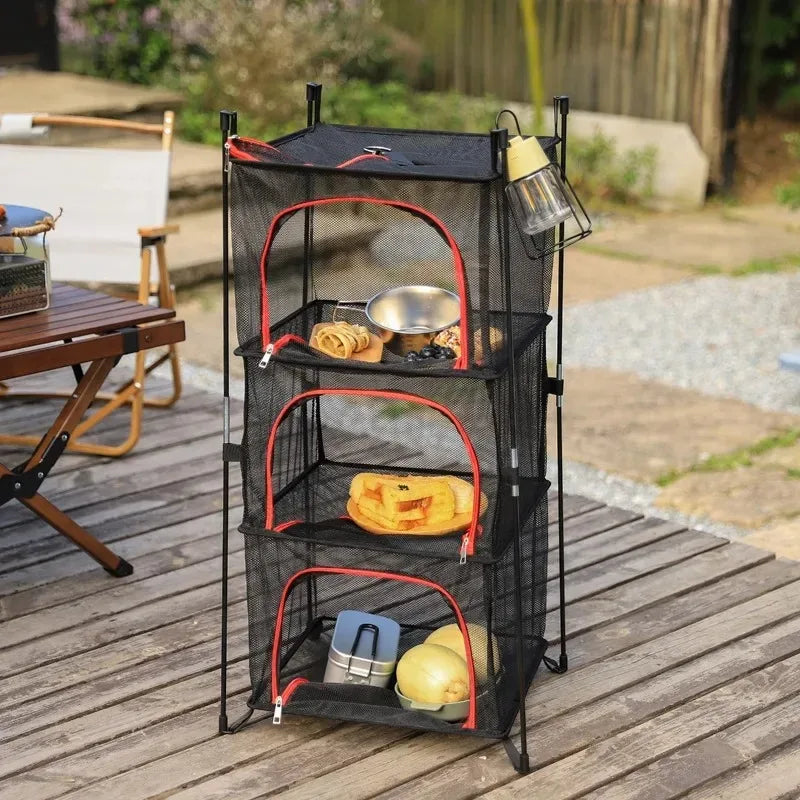 Portable Camping Cooking Net – Outdoor Drying Rack