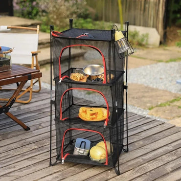 Portable Camping Cooking Net – Outdoor Drying Rack