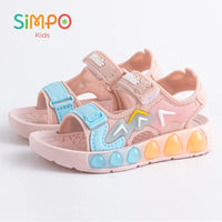 Sport Sandals For Children Breathable Wear-resistant Soft Shoes With Adjustable Velcro Boys & Girls Outdoor Footwear Summer