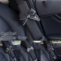 Cute Bow Tie Seat Belt Cover Comfort Shoulder Pad