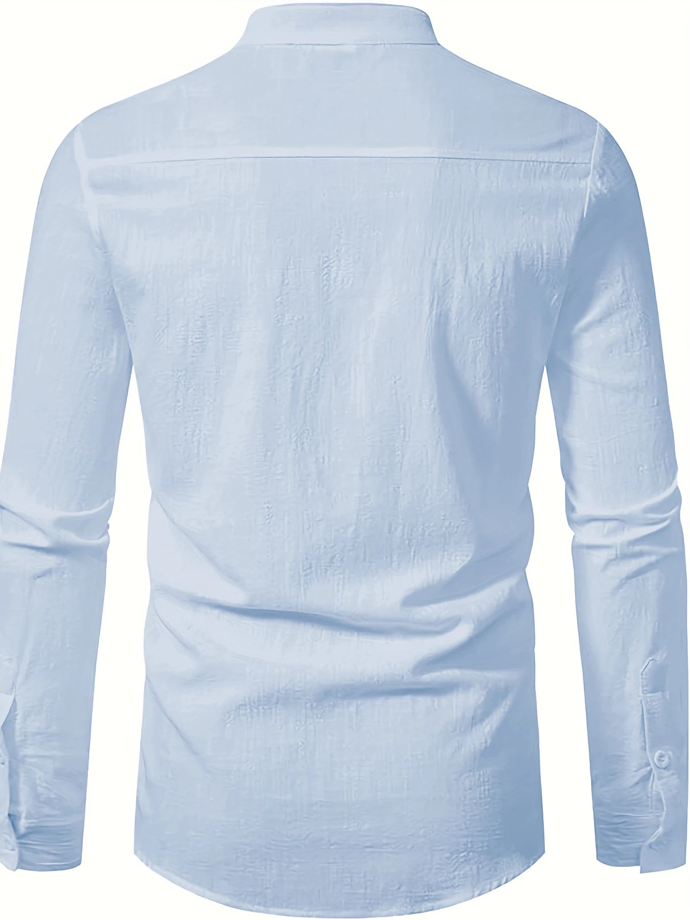 Men’s Linen Long Sleeve Breathable Shirt