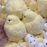 Squeeze Chick Toy Antistress Funny Life Like Chick Toy Stretchy Decompress Squeeze Toy for Office Kids Anxiety Reduce