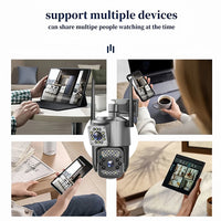 8MP 4G Dual Lens Outdoor CCTV Security Camera