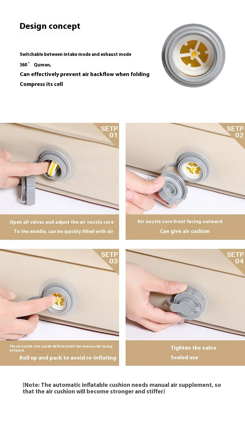 Lohascamping Double Self-Inflating Camping Mattress 10cm