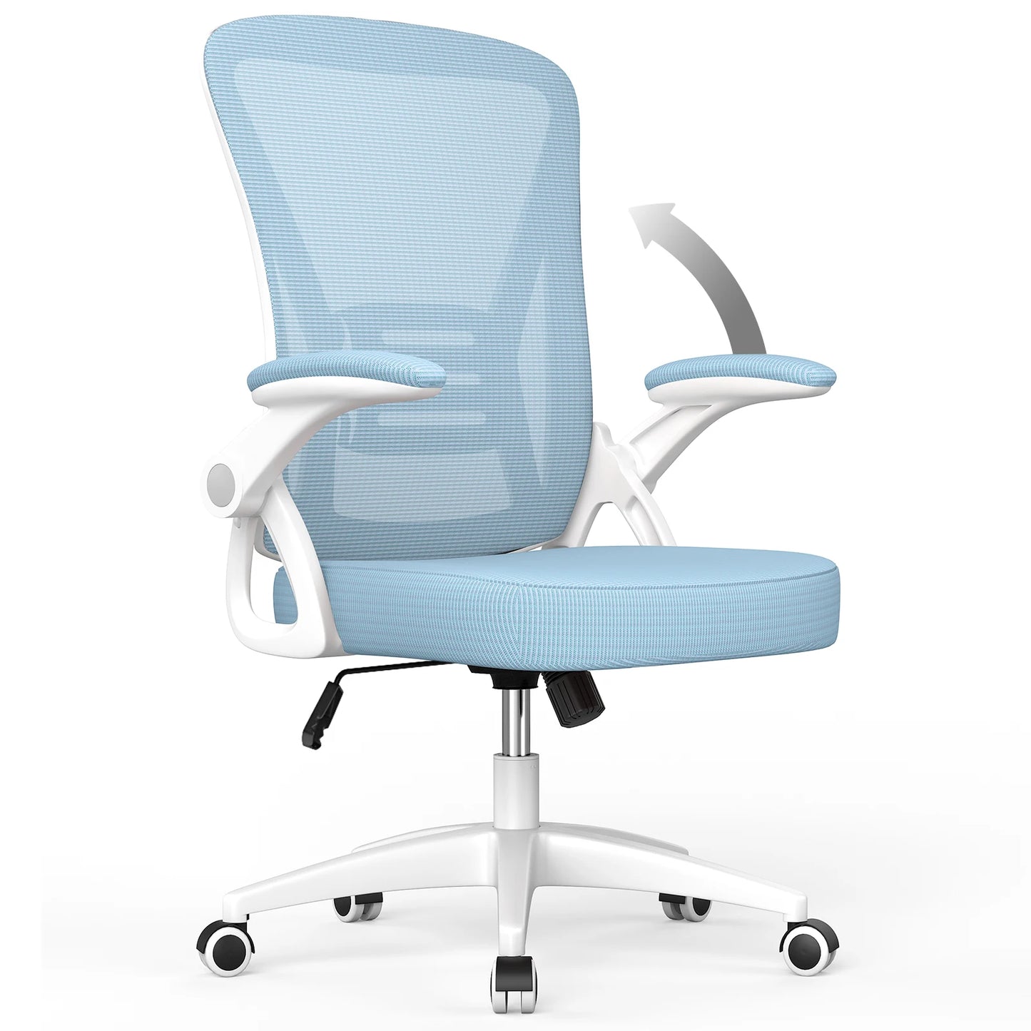 Ergonomic Mesh Office Chair – Lumbar Support & Flip Armrests