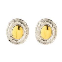 Large Round Circle Stud Earrings – Vintage Punk Style