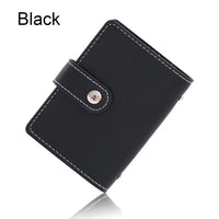PU Leather Card Holder Wallet – 26 Slots RFID Blocking