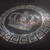 Super Flash Crown Hot Drill Rhinestone Sticker DIY
