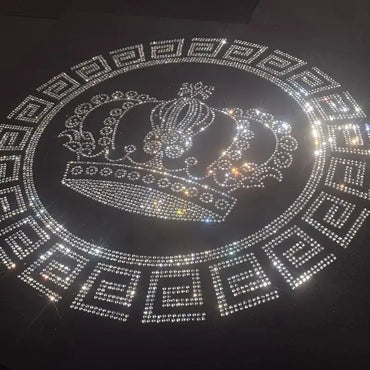 Super Flash Crown Hot Drill Rhinestone Sticker DIY
