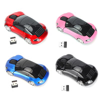 Car Shaped Wireless Mouse –2.4G USB Cordless 1600DPI