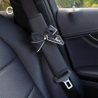 Cute Bow Tie Seat Belt Cover Comfort Shoulder Pad